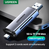 UGREEN Card Reader USB3.0&USB C to SD MicroSD TF card for PC Laptop PC Smart Memory Card reader