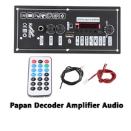 Papan Decoder Amplifier 7.4V Amplifier Mobil Square Dance Audio Bluetooth Speaker Amplifier Board MP