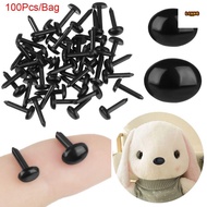LONNG 100pcs/bag Stuffed Doll Eyes Mini 4X5MM/5X7MM DIY Plastic Animals Noses Accessories