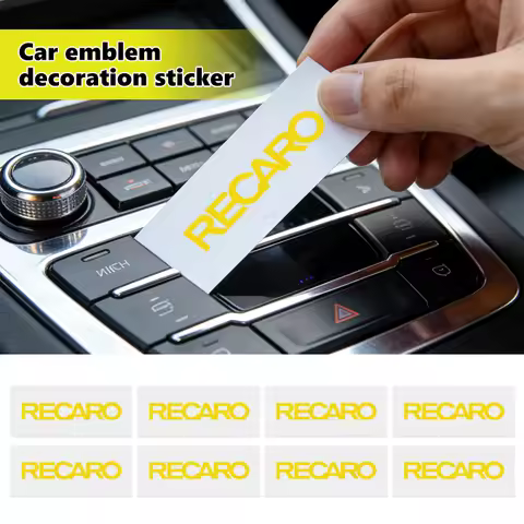 Car Stickers Body Glass Center Console Decorative Stickers For Recaro