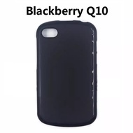 Blackberry Q10  Back Rear Soft TPU Gel Rubber Silicone Case Phone Cover Protector BlackBerry Q10