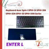 New! Keyboard Laptop Acer Spin 1 Sp111-33