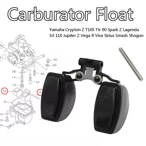 Carburetor Float Set For Yamaha Crypton Z T105 Ttr 90 Spark Z Lagenda Srl 110 Jupiter Z Vega R Viva 