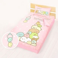 [現貨] 角落生物 - 台灣製單人/雙人床單/被套 (夾夾樂款式 -- 粉紅色)