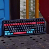 【Keycap Only】คีย์บอร์ดคืนนีออน161คีย์โปรไฟล์เชอร์รี่ PBT การระเหิดแบบเฉพาะตัวสำหรับสวิตช์ MX เชอร์รี