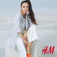 H&amp;M 安室奈美惠代言 粉色皮帶 M號 （限量加購優惠：日本安室肖像雙面紙袋-）