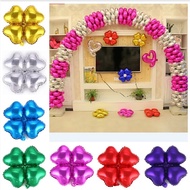 5pcs 4 petals Balloons Four Leaf Clover Aluminum balloon Birthday Wedding Decor