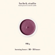 LACHEK | Scented Candle Maroon Concrete Jar Colorful Handpoured Lilin Wangi Aroma Candle Gift Set 190g【 Ready Stock 】香薰