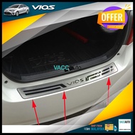 Toyota Vios (3rd Gen) Rear Bumper Protector - Out (Type B) Protector Plate Cover Trim 2013-2019 XP15