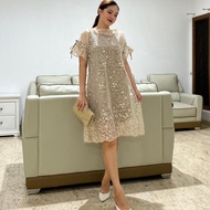 Dress Pesta W26 Korean Look Baju Pesta Elegant Semongko2021