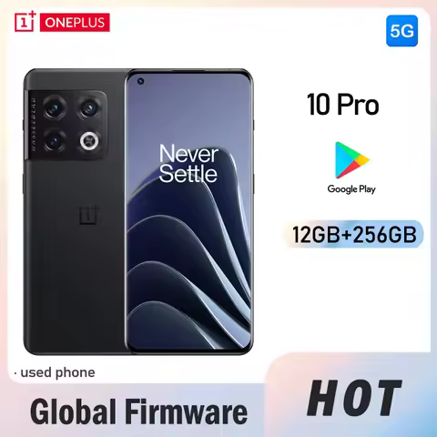 OPPO Oneplus 10 PRO 5G SmartPhone Global firmware Snapdragon 8 Gen1 12G 256G 5000mAh Camera 50MP+48M