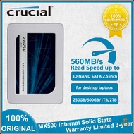 <Local Stock>Crucial MX500 2.5” SAMSUNG SANDISK Internal SATA SSD 250GB 500GB 1TB 2TB Solid State Dr
