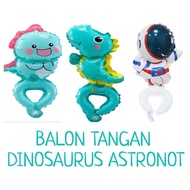 Dinosaur Animal Astronaut Hand Balloon / Bracelet Balloon