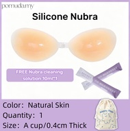 Silicone Nubra 0.4cm Thick A-C cup Reusable Adhesive Nubra Seamless Sticky Bra Push Up Stick-on Bra