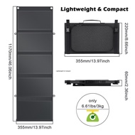 Large Power 70W Solar Panel Foldable Design Type-C PD USB DC Fast Charger Outdoor Emergency Solar Ch