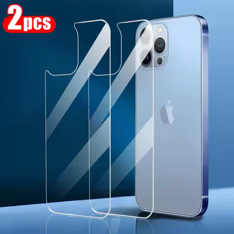 2PCS Rear Tempered Glass For iPhone 16E 16 Pro Max 16 Plus 16Pro Max Back Screen Protector For iPhon