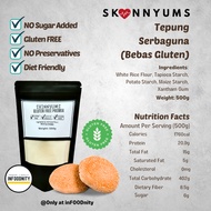 Keto Premix Flour Tepung Keto Tepung Ayam Goreng Bread Roti Cake Atkins Low Carb Diet Food Pancake C