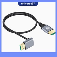 PING HDTV 2.1 8K 90 Degree Right Angled HD Cable 8K@60Hz HDTV Cable Display Computer Set-Top Box TV Cable For PC Laptop