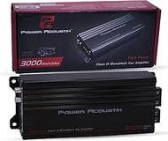 Power Acoustik MICRO1-3000D 3,000W Class D Monoblock Amplifier – Compact Car Amp for Subwoofers Desi