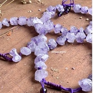THOX JEWEL 🇲🇾 Healing Raw Stone Amethyst Bracelet 原石紫水晶手绳