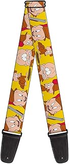 Guitar Strap Elmer Fudd Expressions Yellow 2 Inches Wide