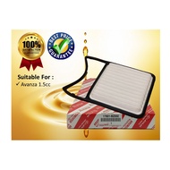 Toyota Avanza 1.5cc Air Filter 17801-BZ050 / BZ060