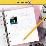 [Jamstudio] A6 Wide 6 Holes Blank Note Refill paper