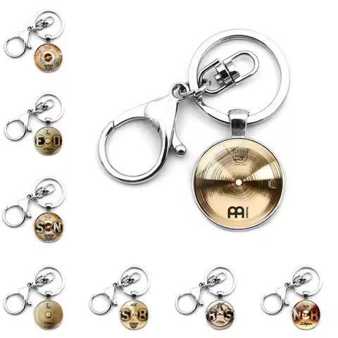 New Product Accessories DJ Drummer Stand Drum Keychain Pendant Metal Keyring Lobster Buckle Men Wome
