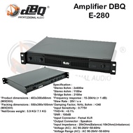Power Amplifier DBQ 804 4 Chanel Panel 1U