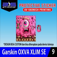 Stiker OXVA Xlim SE Doodle Art UV Varnish Printing Vinil Hologram