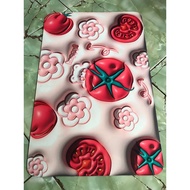 Diatomite 5D Printed Doormat - 3D Motif Water Absorbent Foot Wipe