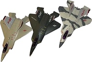 Light and Sound F/A 22 Raptor Air Force Fighter Plane Vehicle Toy, 7-inch Length, Kids Interactive P