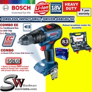 Bosch GSB18V-50 Brushless Cordless Impact Drill COMBO,83Pcs V-Line Drill/Driver **SOLO or BATTERY &amp; CHARGER GSB 18V-50