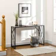 Light luxury Italian style solid wood entrance foyer table, modern and simple hallway, wall facing l