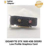 【Used】 GIGABYTE GTX 1650 4GB GDDR5 Low Profile Graphics Card | no need 6 pin | GTX1650