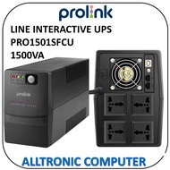 Prolink 1500VA UPS with AVR PRO1501SFCU Series Super-fast Charging Line Interactive UPS