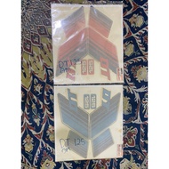 STICKER YAMAHA DT125 MORITA NOS STRIPE ENDURO DT125