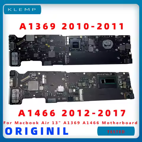 Tested A1466 A1369 Motherboard For MacBook Air 13" A1466 Logic Board Cord 2 i5 i7 4GB 8GB 16GB 2010 