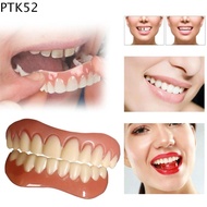 PTK52 ทำให้ขาวขึ้น ฟันปลอมปลอม การสร้างรอยยิ้ม พร้อมกาวเติมฟัน ที่ยึดฟัน สะดวกสบายสบายๆ ซิลิโคนทำจาก