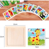 Kids Early Learning Wooden Montessori Jigsaw Puzzles Toy (9 Pcs)