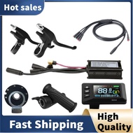 Three-Mode Ebike Sine Wave Controller 15A 36V/48/52V with GD02 LCD Color Display Electric Bike Motor