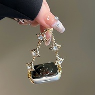 Sparkling Stars Strap for iWatch Ultra 2 S10 Series 9 S8 S7 S6 S5 S4 SE S2 S1 Fashion Girl WatchBand