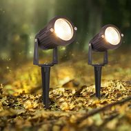 10pcs 5W COB Garden Light AC 12V/220V Lawn Garden Flood Light Yard Patio Path Spotlight Lamp with Sp