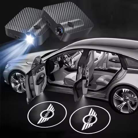 1/2Pcs Car Door Welcome Light Led HD Laser Projector Lamp For Mini Cooper JCW Works F54 F55 F56 F57 