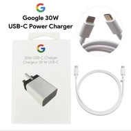 [ ORIGINAL IMPORT ] Google 30W Charger For Pixel 8 7 7 6 Pro UK Plug 3 Pin Fast Charging Travel Adap