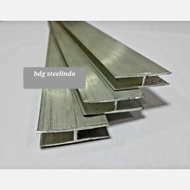 TERLARIS !! Profil List H/ lis h sambungan aluminium kanopi 6 meter Alumunium Atap Twinlite / Slite 