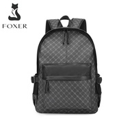 เป้สะพายหลังแล็ปท็อปผู้ชาย FOXER กระเป๋าสะพายหลังกระเป๋าสะพายหลังสำหรับไต่เขา