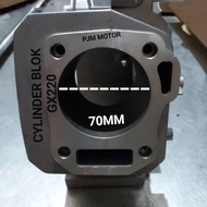 MESIN Gx220 Cylinder block Boring block engine drive 8Hp 8.5Hp diameter 70mm gx 220