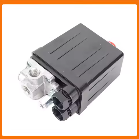 Heavy Duty 240V 16A Four Port Air Compressor Pressure Switch Control 90PSI ‑120PSI air compressor pr