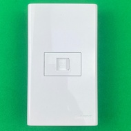 Computer Socket Set, 8-Wire CAT5e Network Socket with Sino Cover S18CC - Paired Goods S18CC31RJ5E